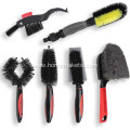6 Pieces Bike Bicycle Cleaning Brush Kit Car Cleaning Washing product brush Tools Set Chain Parts Maintenance Service Kit